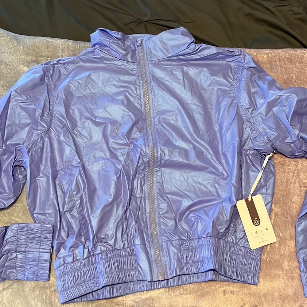 Never Worn - Isla Movement Lavender Crop Jacket